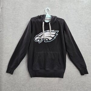 Philadelphia Eagles Men Hoodie M Black Antigua Logo Sportswear